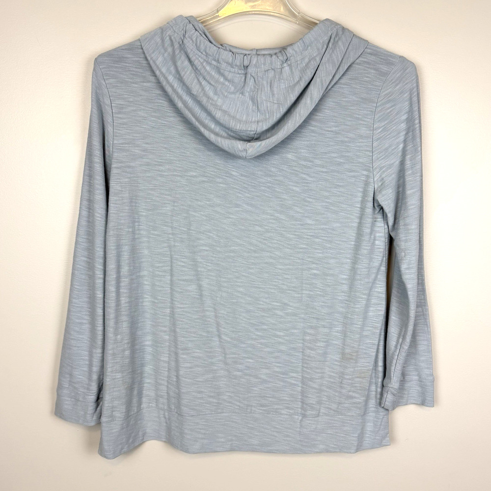 Free Fly Bamboo Slub Hoodie Women's M Light Green Lightweight UPF40+ Sun Shirt - Picture 2 of 11